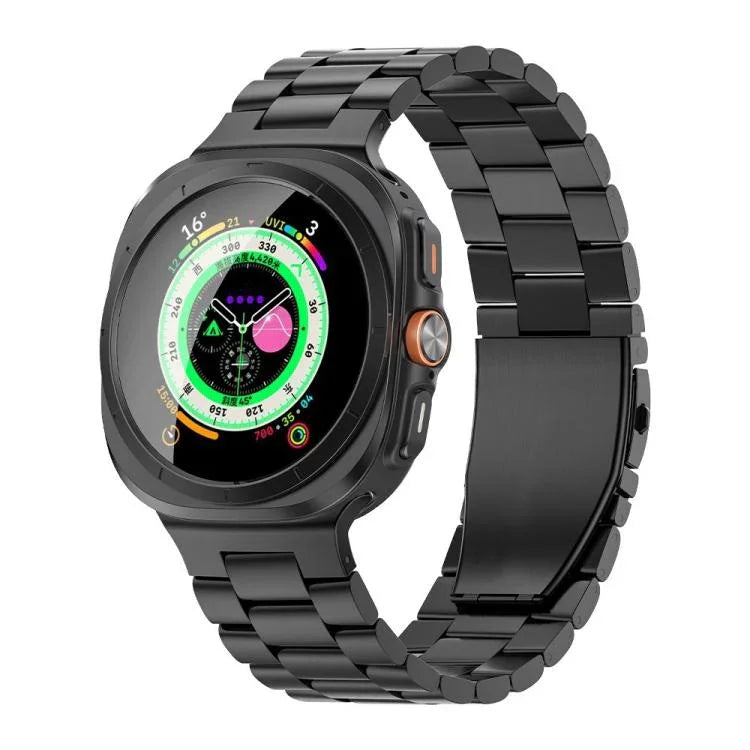Dây Đồng Hồ Hợp Kim Titan Khóa Phẳng Ba Hạt, Dành Cho Samsung Galaxy Watch Ultra / Ultra 2025, Dành Cho Samsung Galaxy Watch8 / Watch8 Classic
