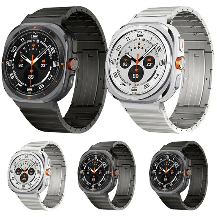 Dây Đồng Hồ Hợp Kim Titan Khóa Trượt Bên Một Hạt Giải Phóng Nhanh, Dành Cho Samsung Galaxy Watch Ultra / Ultra 2025, Dành Cho Samsung Galaxy Watch8 / Watch8 Classic