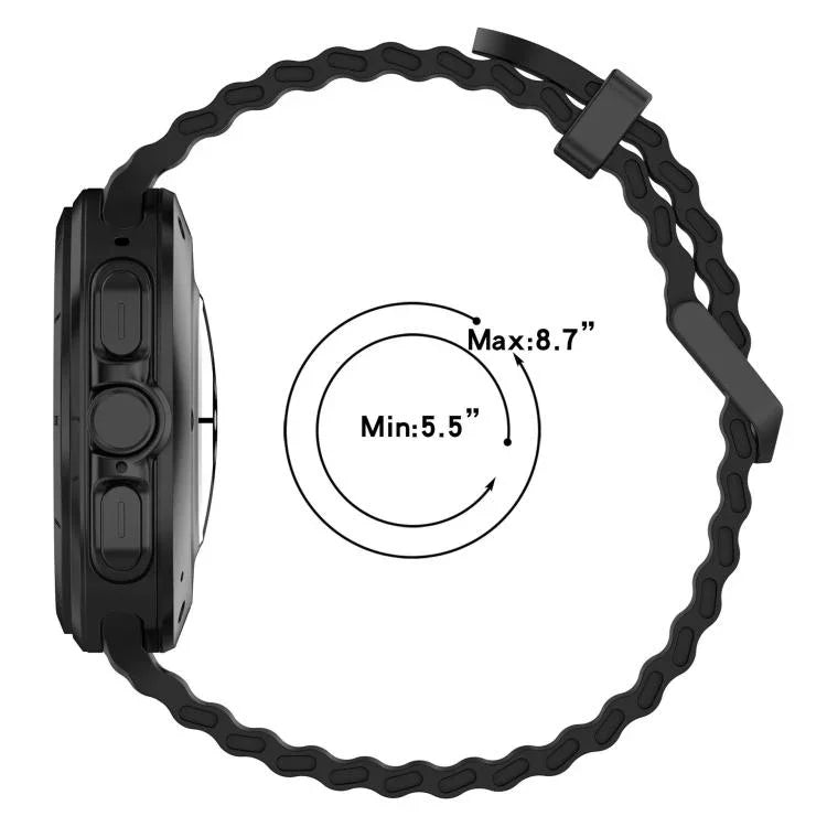 Dây Đồng Hồ Silicone Lỗ Hai Hàng Kèm Ốp TPU, Dành Cho Samsung Galaxy Watch Ultra 47mm / Ultra 2025