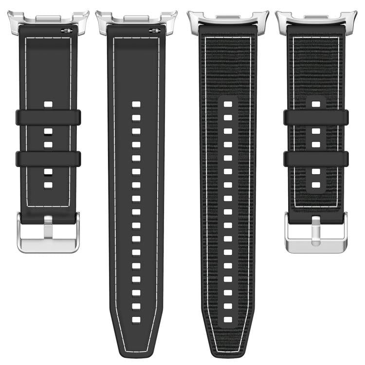 xDfind Hybrid Nylon Braid Silicone Watch Band, For Samsung Galaxy Watch 8 / 8 Classic 22mm