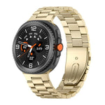 Dây đồng hồ thép không gỉ ba hạt, dành cho Samsung Galaxy Watch8 / Watch8 Classic
