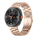Dây đồng hồ thép không gỉ ba hạt, dành cho Samsung Galaxy Watch8 / Watch8 Classic