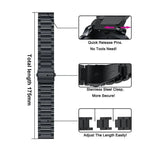 Dây đồng hồ thép không gỉ ba hạt, dành cho Samsung Galaxy Watch8 / Watch8 Classic