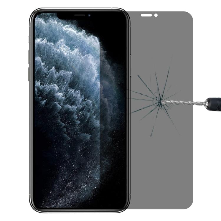 9H 3D HD Anti-glare Fine Hole Full Screen Tempered Glass Film, For iPhone 11 Pro Max / XS Max