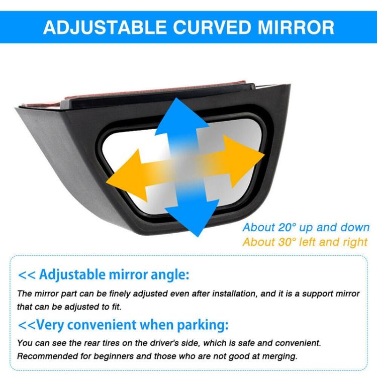 For Suzuki Jimny JB74 / JB64 2018- Car Rear-view Blind Spot Wide-angle Auxiliary Mirror, Right Side, Left Side