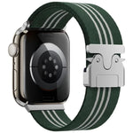 Dây đồng hồ nylon bện 3 sọc khóa dù xDfind, Dành cho Apple Watch 42 / 44 / 45 / 46 / 49mm, Dành cho Apple Watch 38 / 40 / 41 / S10 42mm