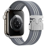 Dây đồng hồ nylon bện 3 sọc khóa dù xDfind, Dành cho Apple Watch 42 / 44 / 45 / 46 / 49mm, Dành cho Apple Watch 38 / 40 / 41 / S10 42mm