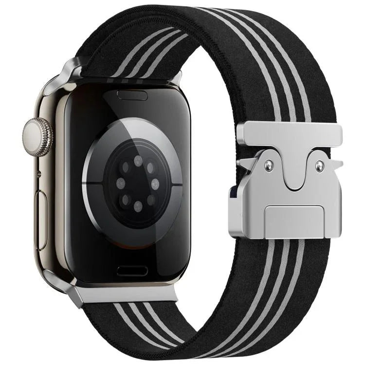 Dây đồng hồ nylon bện 3 sọc khóa dù xDfind, Dành cho Apple Watch 42 / 44 / 45 / 46 / 49mm, Dành cho Apple Watch 38 / 40 / 41 / S10 42mm