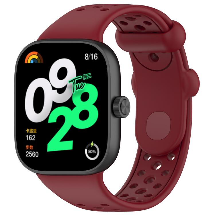 xDfind BreathableHole Solid Color Silicone Watch Band, For Xiaomi Band 10 Pro / 9 Pro / Redmi Watch 6