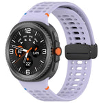 Dây Đồng Hồ Silicone Khóa Đen Từ Tính xDfind, Cho Samsung Galaxy Watch8 / Watch8 Classic