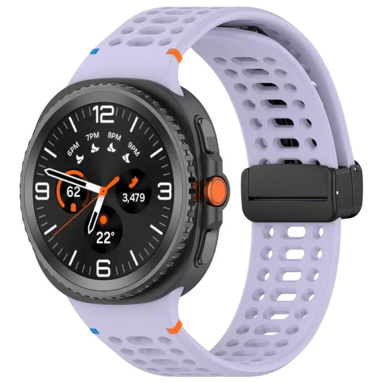 Dây Đồng Hồ Silicone Khóa Đen Từ Tính xDfind, Cho Samsung Galaxy Watch8 / Watch8 Classic