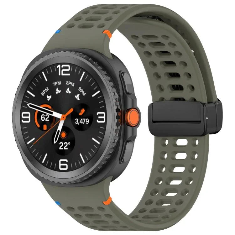 Dây Đồng Hồ Silicone Khóa Đen Từ Tính xDfind, Cho Samsung Galaxy Watch8 / Watch8 Classic