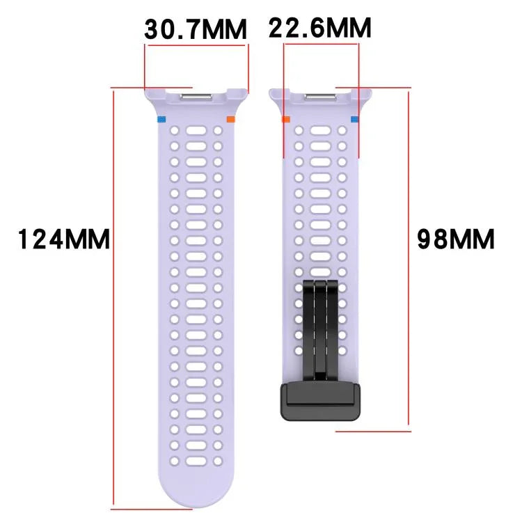 Dây Đồng Hồ Silicone Khóa Đen Từ Tính xDfind, Cho Samsung Galaxy Watch8 / Watch8 Classic