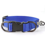 Vòng Cổ Phản Quang Cho Thú Cưng Khóa Đen Nylon, S, M, L, Vòng Cổ Nylon, S, Vòng Cổ Nylon, M, Vòng Cổ Nylon, L