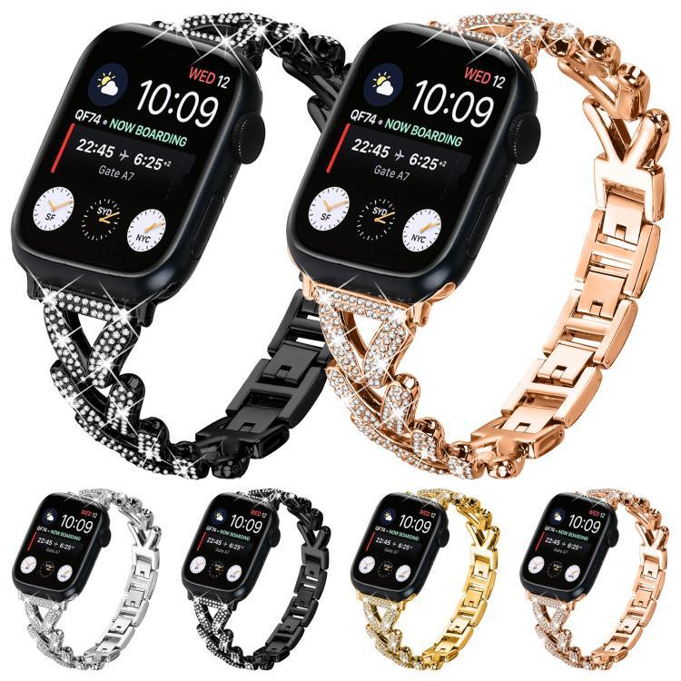 Dây đồng hồ kim loại xoắn nhỏ xDfind, Dành cho Apple Watch 38 / 40 / 41 / S10 42mm 20mm