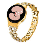 Dây Đồng Hồ Kim Loại Kim Cương Xoắn Nhỏ 20mm xDfind, Cho Samsung Galaxy Watch FE/7/6/5/4 Classic