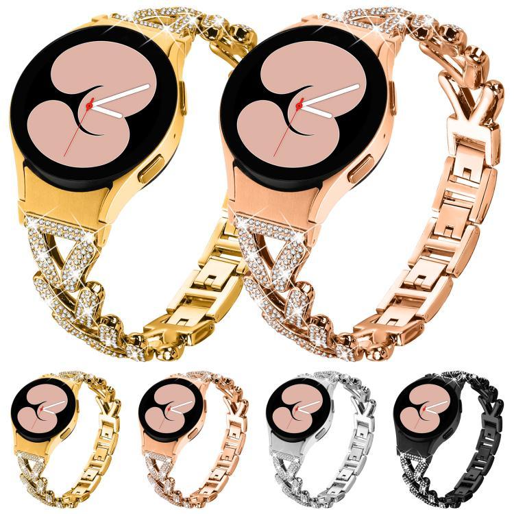 Dây Đồng Hồ Kim Loại Kim Cương Xoắn Nhỏ 20mm xDfind, Cho Samsung Galaxy Watch FE/7/6/5/4 Classic