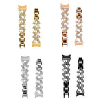 Dây Đồng Hồ Kim Loại Kim Cương Xoắn Nhỏ 20mm xDfind, Cho Samsung Galaxy Watch FE/7/6/5/4 Classic