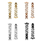 20mm xDfind Small Twist Diamond Metal Watch Band, For Xiaomi Band 10 Pro/9 Pro/Redmi Watch 6/5/4, For Redmi Watch 3 Active / Watch 3 Lite, For Redmi Watch 3