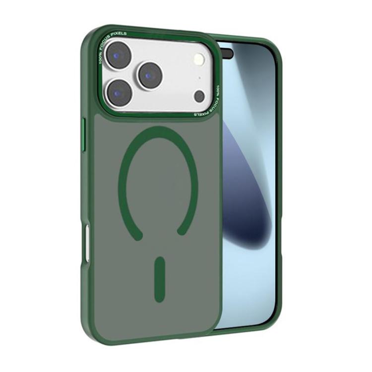 Ốp lưng điện thoại Kalebol khung kim loại cho ống kính MagSafe PC mờ, dành cho iPhone 17 Pro Max, iPhone 17 Pro, iPhone 17, iPhone Air, iPhone 16 Pro Max