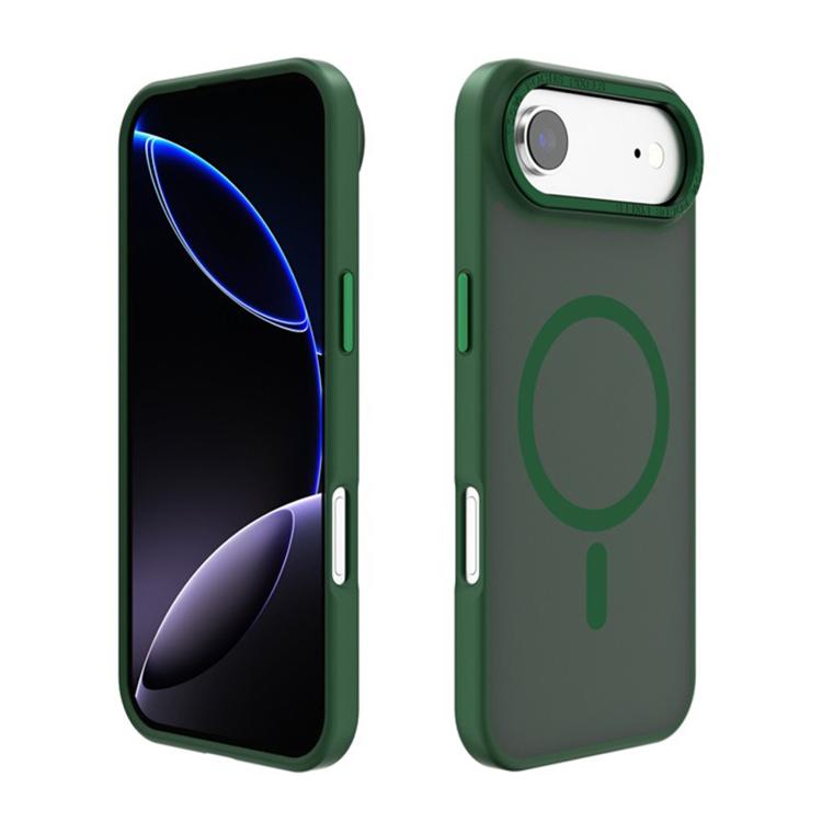 Ốp lưng điện thoại Kalebol khung kim loại cho ống kính MagSafe PC mờ, dành cho iPhone 17 Pro Max, iPhone 17 Pro, iPhone 17, iPhone Air, iPhone 16 Pro Max