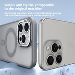 Ốp lưng điện thoại Kalebol khung kim loại cho ống kính MagSafe PC mờ, dành cho iPhone 17 Pro Max, iPhone 17 Pro, iPhone 17, iPhone Air, iPhone 16 Pro Max