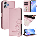 Ốp lưng điện thoại da dập nổi chống RFID Litter Panda kèm dây đeo, dành cho iPhone 17e / 16e, iPhone 17 Pro Max, iPhone 17 Pro, iPhone 17, iPhone Air, iPhone 16 Pro Max, iPhone 16 Pro, iPhone 16 Plus
