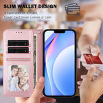 Bao da điện thoại RFID họa tiết gấu trúc nhỏ nổi có dây đeo, dành cho iPhone 11 Pro Max, iPhone 11, iPhone 11 Pro, iPhone X / XS, iPhone XR, iPhone XS Max, iPhone 8 Plus / 7 Plus
