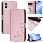 Bao da điện thoại RFID họa tiết gấu trúc nhỏ nổi có dây đeo, dành cho iPhone 11 Pro Max, iPhone 11, iPhone 11 Pro, iPhone X / XS, iPhone XR, iPhone XS Max, iPhone 8 Plus / 7 Plus