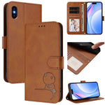Bao da điện thoại RFID họa tiết gấu trúc nhỏ nổi có dây đeo, dành cho iPhone 11 Pro Max, iPhone 11, iPhone 11 Pro, iPhone X / XS, iPhone XR, iPhone XS Max, iPhone 8 Plus / 7 Plus