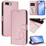 Bao da điện thoại RFID họa tiết gấu trúc nhỏ nổi có dây đeo, dành cho iPhone 11 Pro Max, iPhone 11, iPhone 11 Pro, iPhone X / XS, iPhone XR, iPhone XS Max, iPhone 8 Plus / 7 Plus