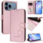 Ốp lưng điện thoại da dập nổi chống RFID Litter Panda kèm dây đeo, dành cho iPhone 17e / 16e, iPhone 17 Pro Max, iPhone 17 Pro, iPhone 17, iPhone Air, iPhone 16 Pro Max, iPhone 16 Pro, iPhone 16 Plus