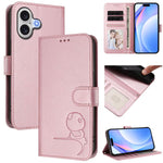 Ốp lưng điện thoại da dập nổi chống RFID Litter Panda kèm dây đeo, dành cho iPhone 17e / 16e, iPhone 17 Pro Max, iPhone 17 Pro, iPhone 17, iPhone Air, iPhone 16 Pro Max, iPhone 16 Pro, iPhone 16 Plus