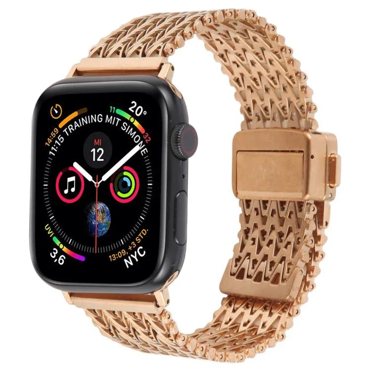 Dây đồng hồ kim loại lưới thép khóa nam châm, Dành cho Apple Watch 46mm / 49mm / 45mm / 44mm, Dành cho Apple Watch 42mm / 41mm / 40mm / 38mm