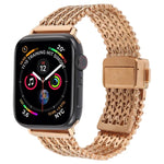Dây đồng hồ kim loại lưới thép khóa nam châm, Dành cho Apple Watch 46mm / 49mm / 45mm / 44mm, Dành cho Apple Watch 42mm / 41mm / 40mm / 38mm