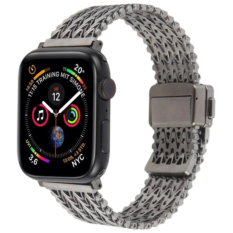 Dây đồng hồ kim loại lưới thép khóa nam châm, Dành cho Apple Watch 46mm / 49mm / 45mm / 44mm, Dành cho Apple Watch 42mm / 41mm / 40mm / 38mm