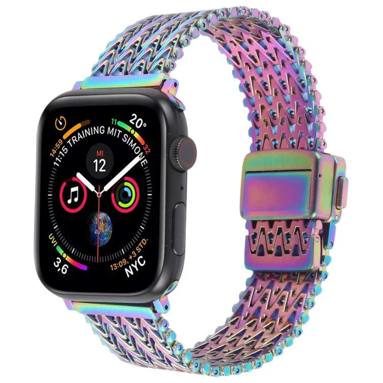 Dây đồng hồ kim loại lưới thép khóa nam châm, Dành cho Apple Watch 46mm / 49mm / 45mm / 44mm, Dành cho Apple Watch 42mm / 41mm / 40mm / 38mm