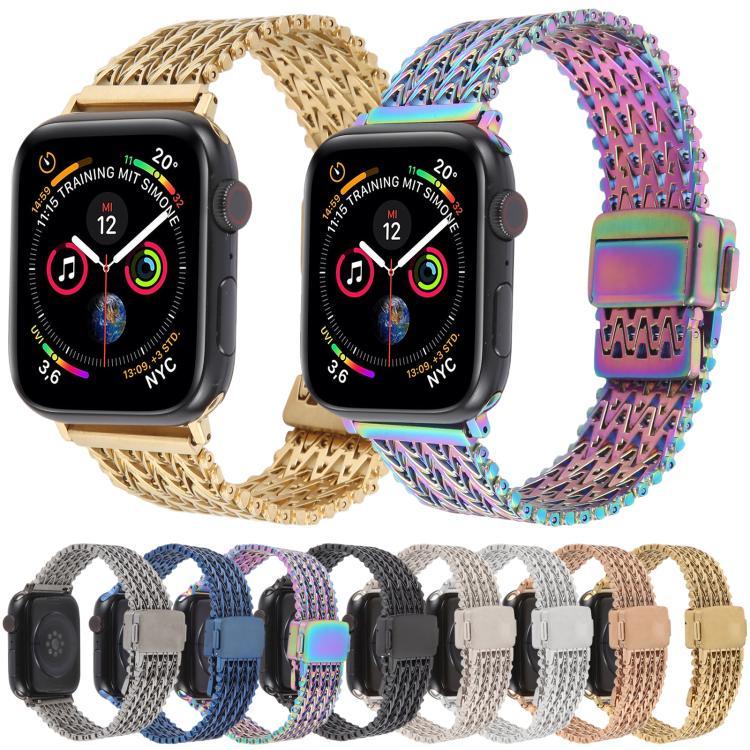 Dây đồng hồ kim loại lưới thép khóa nam châm, Dành cho Apple Watch 46mm / 49mm / 45mm / 44mm, Dành cho Apple Watch 42mm / 41mm / 40mm / 38mm