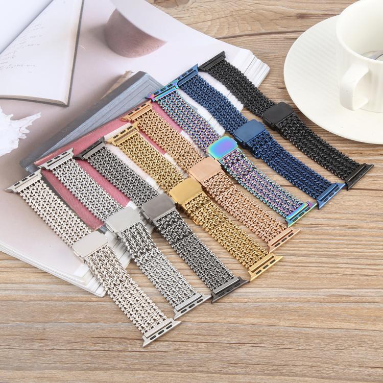Dây đồng hồ kim loại lưới thép khóa nam châm, Dành cho Apple Watch 46mm / 49mm / 45mm / 44mm, Dành cho Apple Watch 42mm / 41mm / 40mm / 38mm