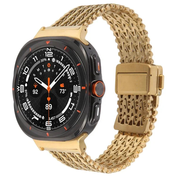 Dây Đồng Hồ Lưới Thép Khóa Bấm Từ Tính, Cho Samsung Galaxy Watch Ultra 47mm / Ultra 2025