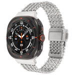 Dây Đồng Hồ Lưới Thép Khóa Bấm Từ Tính, Cho Samsung Galaxy Watch Ultra 47mm / Ultra 2025