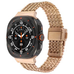 Dây Đồng Hồ Lưới Thép Khóa Bấm Từ Tính, Cho Samsung Galaxy Watch Ultra 47mm / Ultra 2025