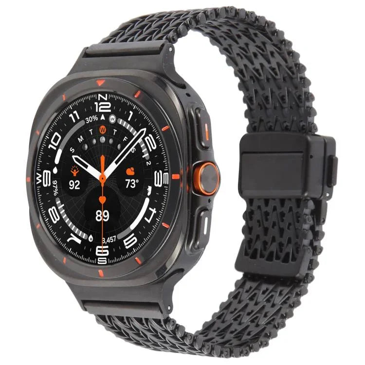 Dây Đồng Hồ Lưới Thép Khóa Bấm Từ Tính, Cho Samsung Galaxy Watch Ultra 47mm / Ultra 2025