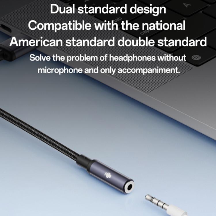 Bộ chuyển đổi âm thanh USB sang 3.5mm hợp kim nhôm Yesido YAU46, YAU46