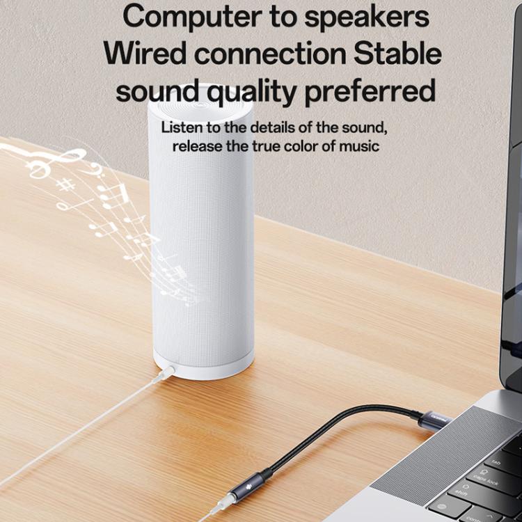 Bộ chuyển đổi âm thanh USB sang 3.5mm hợp kim nhôm Yesido YAU46, YAU46