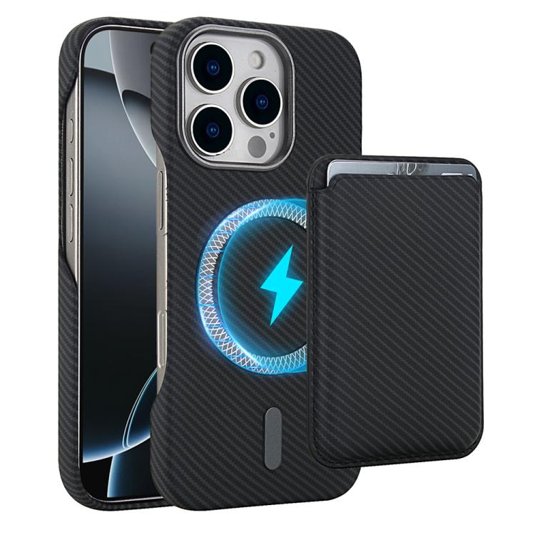 Ốp lưng điện thoại Carbon Fiber MagSafe nam châm đựng thẻ, dành cho iPhone 17 Pro Max, iPhone 17 Pro, iPhone 17, iPhone Air, iPhone 16 Pro Max, iPhone 16 Pro, iPhone 16 Plus, iPhone 16, iPhone 15 Pro Max