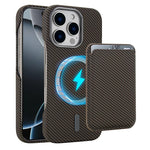 Ốp lưng điện thoại Carbon Fiber MagSafe nam châm đựng thẻ, dành cho iPhone 17 Pro Max, iPhone 17 Pro, iPhone 17, iPhone Air, iPhone 16 Pro Max, iPhone 16 Pro, iPhone 16 Plus, iPhone 16, iPhone 15 Pro Max