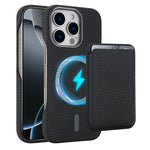 Ốp lưng điện thoại Carbon Fiber MagSafe nam châm đựng thẻ, dành cho iPhone 17 Pro Max, iPhone 17 Pro, iPhone 17, iPhone Air, iPhone 16 Pro Max, iPhone 16 Pro, iPhone 16 Plus, iPhone 16, iPhone 15 Pro Max