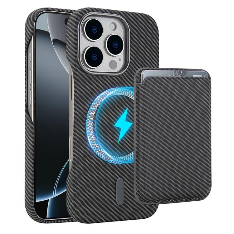 Ốp lưng điện thoại Carbon Fiber MagSafe nam châm đựng thẻ, dành cho iPhone 17 Pro Max, iPhone 17 Pro, iPhone 17, iPhone Air, iPhone 16 Pro Max, iPhone 16 Pro, iPhone 16 Plus, iPhone 16, iPhone 15 Pro Max