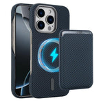 Ốp lưng điện thoại Carbon Fiber MagSafe nam châm đựng thẻ, dành cho iPhone 17 Pro Max, iPhone 17 Pro, iPhone 17, iPhone Air, iPhone 16 Pro Max, iPhone 16 Pro, iPhone 16 Plus, iPhone 16, iPhone 15 Pro Max